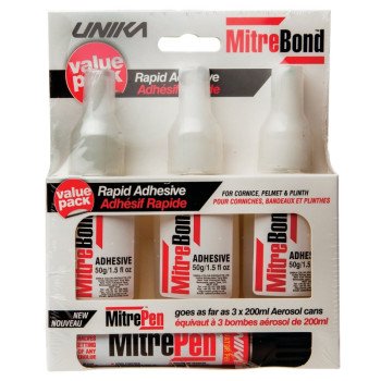 MitreBond AG616.4CR 3 50G Instant Adhesive, 50 g Bottle