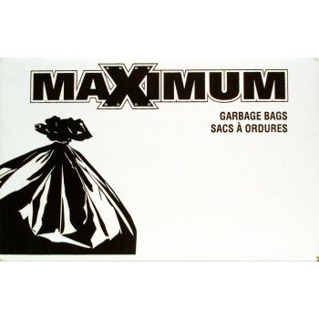 Polyethics 33201 Garbage Bag, Plastic, Black