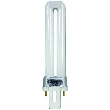 Feit Electric BPPL7 Compact Fluorescent Bulb, 7 W, PL Lamp, G23 Lamp Base, 400 Lumens, 2700 K Color Temp