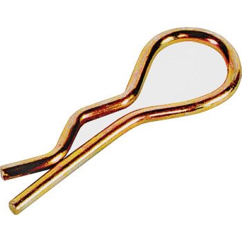 SpeeCo S07092300 Pin Clip, 1-5/8 in L, Steel, Yellow Zinc Dichromate