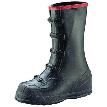 Servus T369-9 Over Shoe Boots, 9, Black, Buckle Closure, No