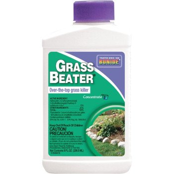 Bonide Grass Beater 7458 Grass Killer, Liquid, Amber, 8 oz Bottle