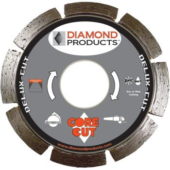 Diamond Products 22785 Circular Saw Blade, 7 in Dia, 7/8 in Arbor, Applicable Materials: Concrete