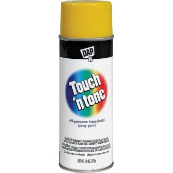 Touch 'N Tone 55272830 Spray Paint, Gloss, Canary Yellow, 10 oz, Can