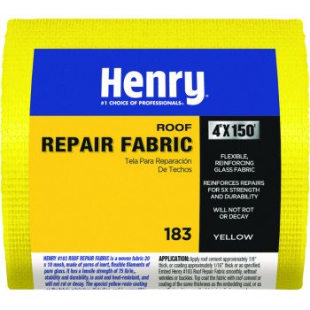 Henry HE183195 Siding, 150 ft L, 4 in W, Fiberglass, Yellow