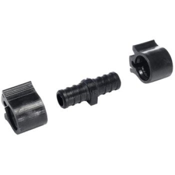 Flair-It PEXLOCK 30840 Coupling, 1/2 in, Black, 100 psi Pressure