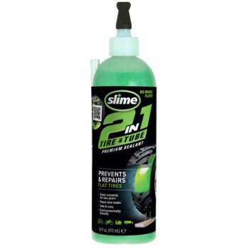 Slime 10193 Tire and Tube Sealant, 16 oz Bottle, Liquid, Odorless, Characteristic