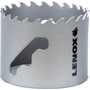 Lenox Speed Slot LXAH321116 Hole Saw, 2-11/16 in Dia, Carbide Cutting Edge