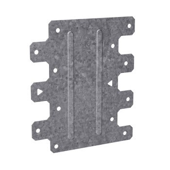 Simpson Strong-Tie LTP LTP5 Lateral Tie Plate, 4-1/2 in W, 5-1/8 in H, Steel, Galvanized/Zinc