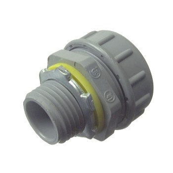 Halex 27622 Conduit Connector, 3/4 in, PVC