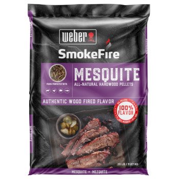 Weber 190003 Pellet, 22-1/2 in L, Hardwood, 20 lb