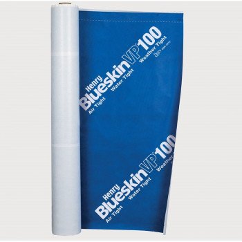 Blueskin VP100 Series HE100GUSA918 Air Barrier Membrane, 100 ft L, 4 ft W, Blue