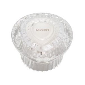 Moen M-Line Series M3255 Handle, Acrylic, For: Moen Single Lever Chateau Shower Valves