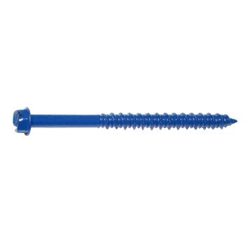 Midwest Fastener 10534 Masonry Screw, 1/4 in Dia, 3-1/4 in L, Steel, 1/PK