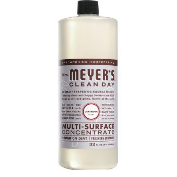 Mrs. Meyer's Clean Day 11440 Cleaner Concentrate, 32 oz Bottle, Liquid, Lavender