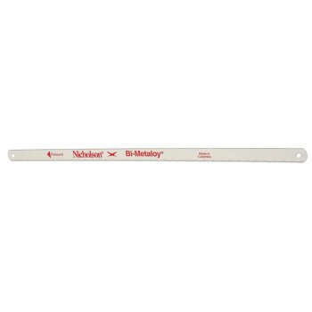 Crescent Nicholson Bi-Metaloy Series 62635N/62635 Hand Hacksaw Blade, 1/2 in W, 10 in L, 18 TPI