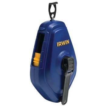 Irwin 1932874 Chalk Reel, 8 oz Chalk Capacity, 100 ft L Line, 3:1 Gear Ratio