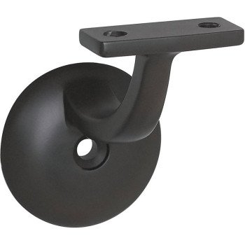 National Hardware N332-833 1-Piece Handrail Bracket, 250 lb, Die-Cast Zinc, Oil-Rubbed Bronze