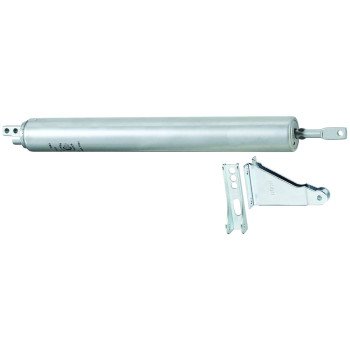 National Hardware V1337 Series N181-628 Door Closer, 5/16 in Dia Rod, 11-1/8 in L, Steel, Aluminum, 90 deg Opening