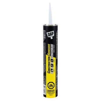 DAP 74884 Drywall and Paneling Adhesive, Gray, 828 mL Cartridge