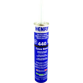 Henry 12105 Cove Base Adhesive, Beige, 11 oz, Cartridge