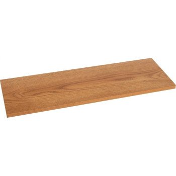 Knape & Vogt 1980 OK 10X24 Shelf Board, 24 in L, 10 in W, Oak, For: KV Standard/Bracket Shelving Systems