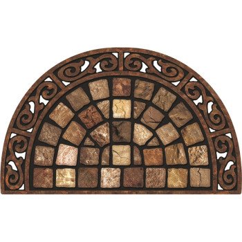 Apache Mills Masterpiece AP711-4016K Door Mat, 36 in L, 22 in W, Rectangular