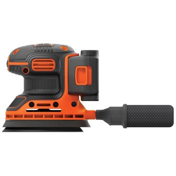 Black+Decker BDCRO20C Random Orbit Sander, Battery Included, 20 V, 1.5 Ah