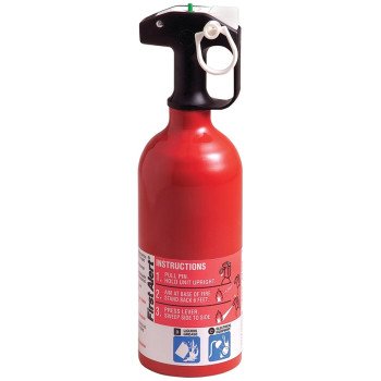 First Alert AUTO5 Fire Extinguisher, 1.4 lb, Sodium Bicarbonate, 5-B:C Class