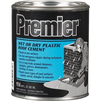 Henry PR350030 Plastic Roof Cement, Black, Paste, 30 oz Can