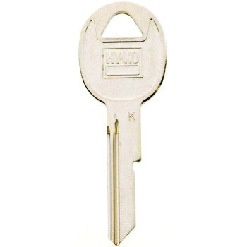 Hy-Ko 11010B47 Key Blank, Brass, Nickel