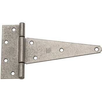 National Hardware N129-494 T-Hinge, 5-1/2 in H Dimensions, Galvanized Steel