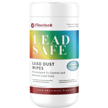 Fiberlock Technologies LeadSafe 5498-90C Dust Wipes, 12 in L, 8 in W, Fresh Scent