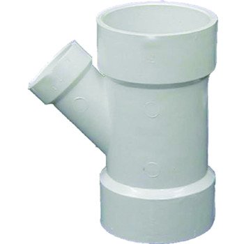 Genova 71041 Pipe Wye, 4 x 4 x 1-1/2 in, Hub, PVC, SCH 40 Schedule