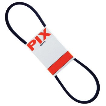 PIX X'SET A40/4L420 V-Belt, 4L, 42 in L, 1/2 in W, 5/16 in Thick, Black