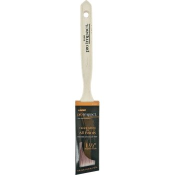 Linzer WC 2160-1.5 Paint Brush, 1-1/2 in W, 2-1/4 in L Bristle, Polyester Bristle, Sash Handle