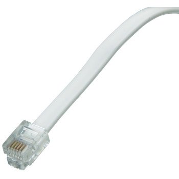 Zenith TL1007W Telephone Cord, White Sheath