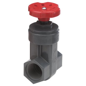 NDS GVG-1500-T Gate Valve, 1-1/2 in Connection, FIP, 150 psi Pressure, PVC Body