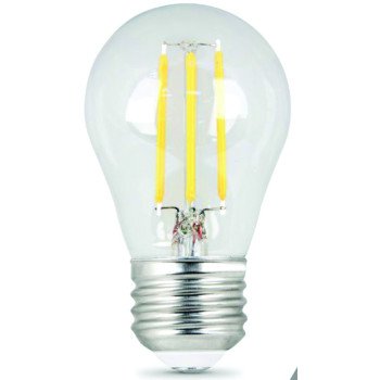 Feit Electric BPA1540/827/LED/2 LED Lamp, General Purpose, A15 Lamp, 40 W Equivalent, E26 Lamp Base, Dimmable, Clear