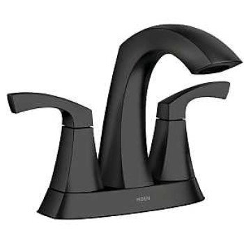 FAUCET BATHROOM 2H MATTE BLACK