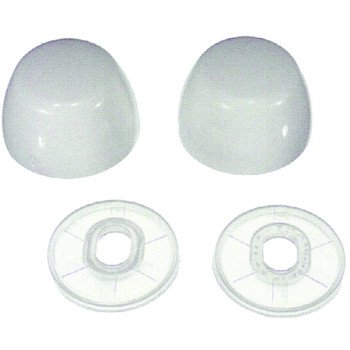 Danco 80821 Bolt Cap, Universal, Plastic, White