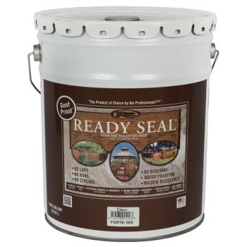 Ready Seal 500 Stain and Sealer, Clear, 5 gal