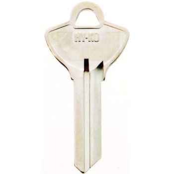 Hy-Ko 11010EL10 Key Blank, Brass, Nickel, For: Elgin Cabinet, House Locks and Padlocks