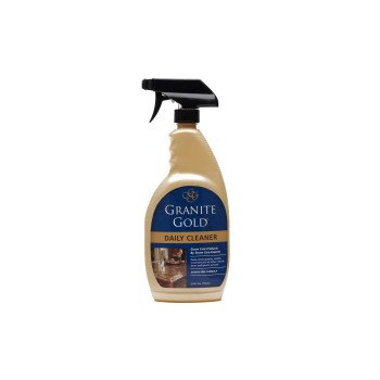 Granite Gold GG0032 Daily Granite Cleaner, 24 oz, Liquid, Lemon Citrus Fragrance, Clear