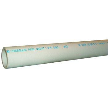 Charlotte Pipe PVC 07100 0200R Pipe, 1-1/4 in, 2 ft L, SCH 40 Schedule, PVC, White