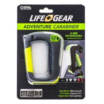 LifeGear 41-3932 Flashlight, Battery, 250 Lumens