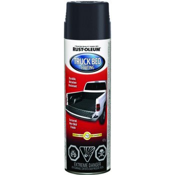 Rust-Oleum Automotive 257804 Truck Bed Spray Coating, Black, 425 g, Can