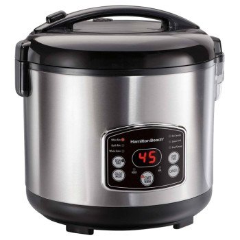 Hamilton Beach 37548 Rice/Hot Cereal Cooker, 2 to 14 cup Capacity, 11.06 in L