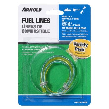 Arnold 490-240-0008/GL23 Gas Fuel Line, Clear Yellow, For: 2011 and Prior Small Engines