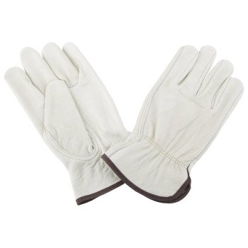 Diamondback GV-DK603/B/M Driving Gloves, Men's, M, Keystone Thumb, Elastic Cuff, Grain Leather